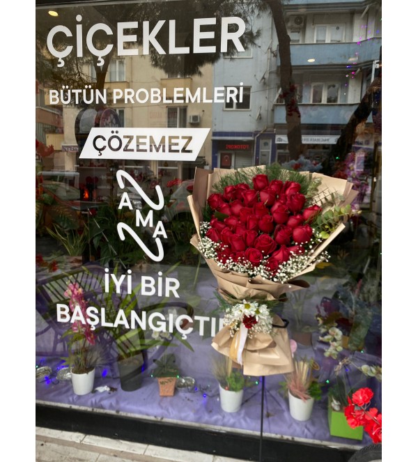 41  tane Gül Buketi